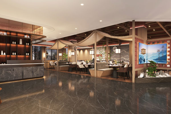 鄭州卓源中餐酒樓裝修設計